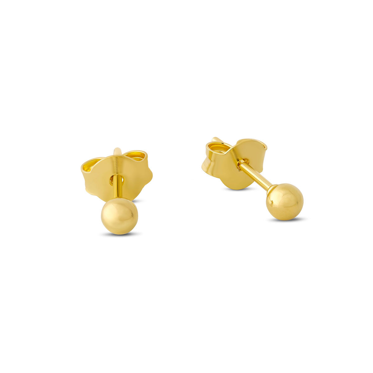 Delicate Orb Studs Gold