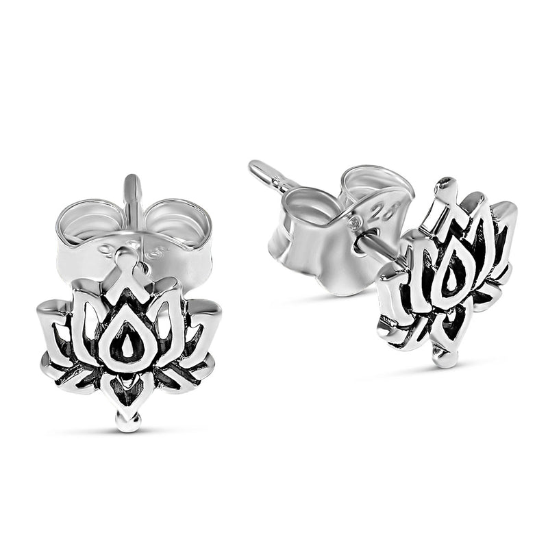 White Lotus Studs