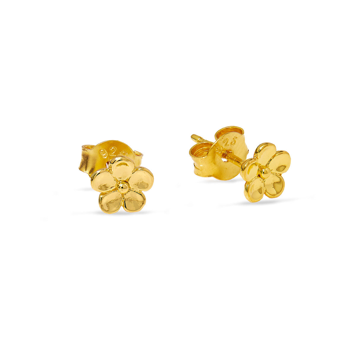 Forget Me Not Studs Gold