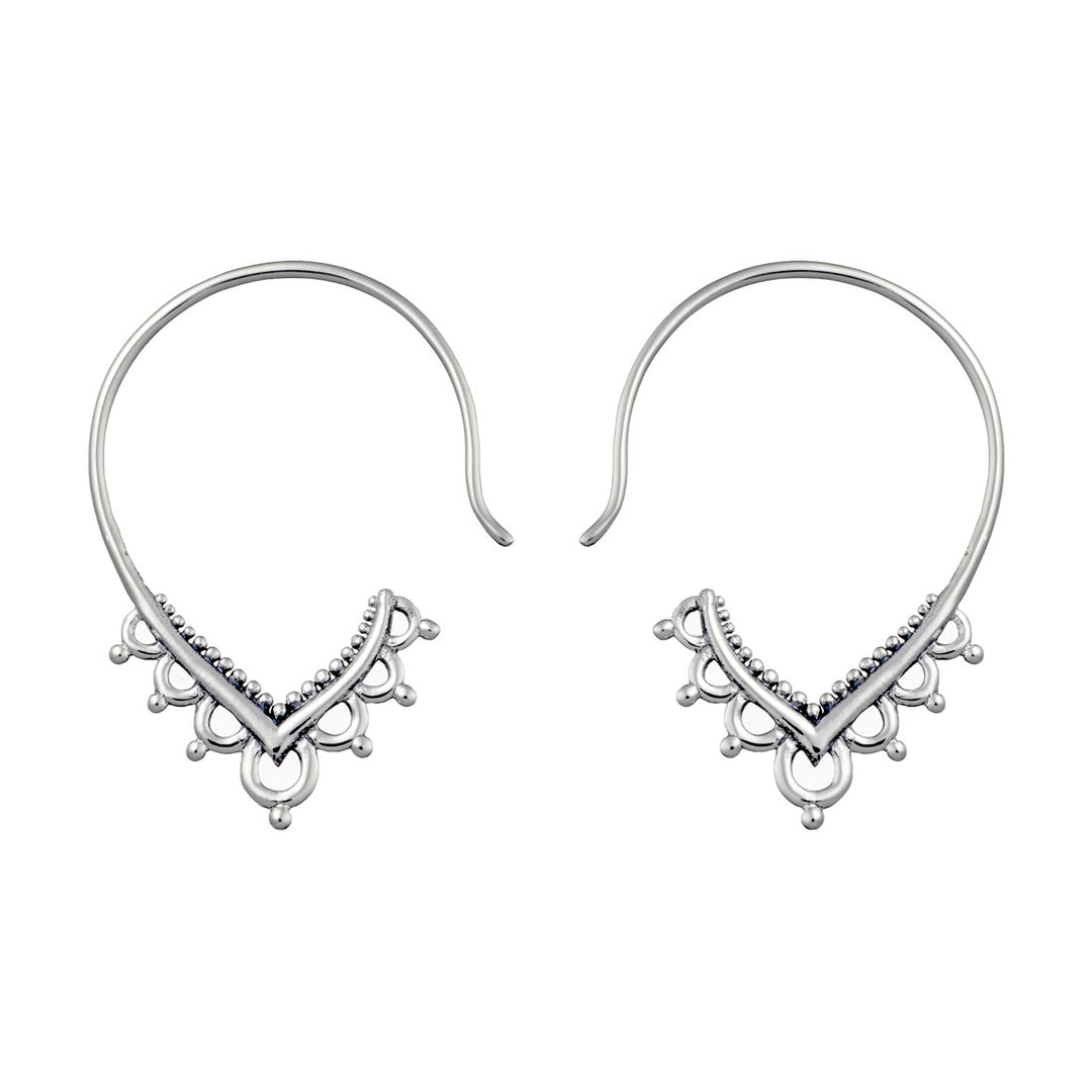 Delicate Henna Hoops