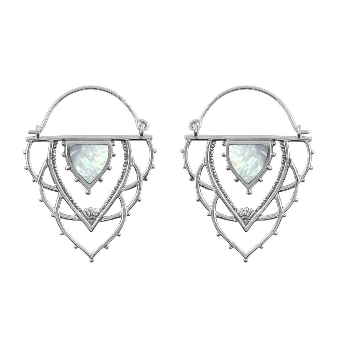 Midsummer Star Earrings Ancient Archways Pearl Hoops