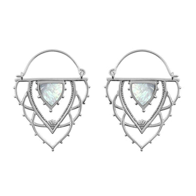 Midsummer Star Earrings Ancient Archways Pearl Hoops