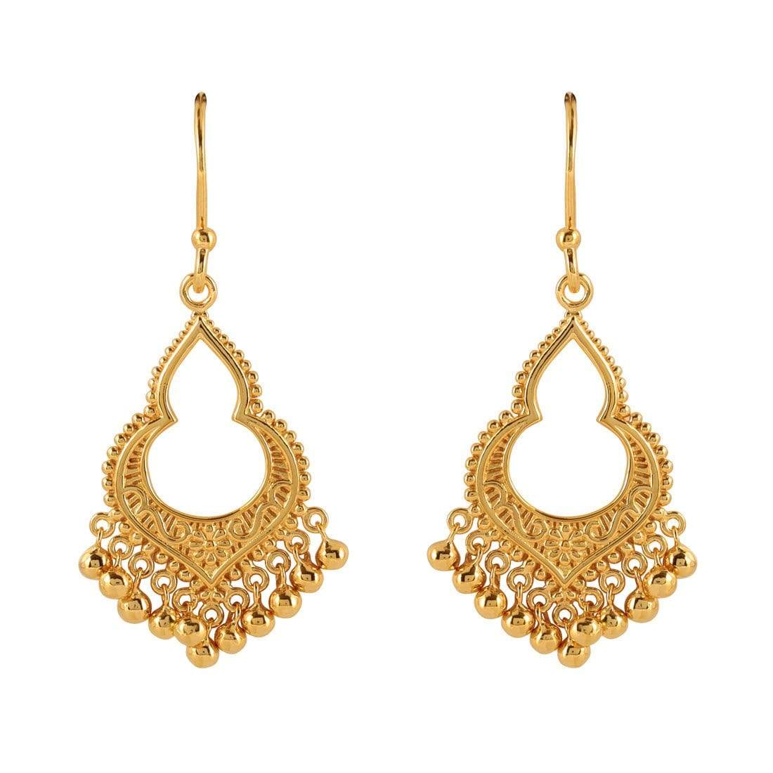 Midsummer Star Earrings Gold Mahaweli Charm Earrings