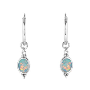 Midsummer Star Earrings Moon Song Opal Sleepers