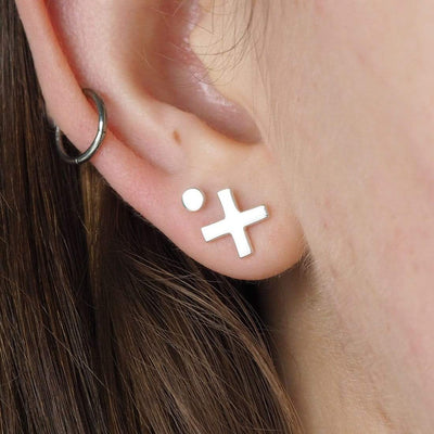 Midsummer Star Earrings Super Fine Disc Studs
