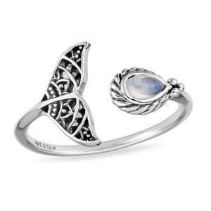 Under the Sea Moonstone Ring