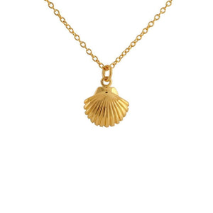Midsummer Star Necklaces Gold Dainty Seashell Necklace