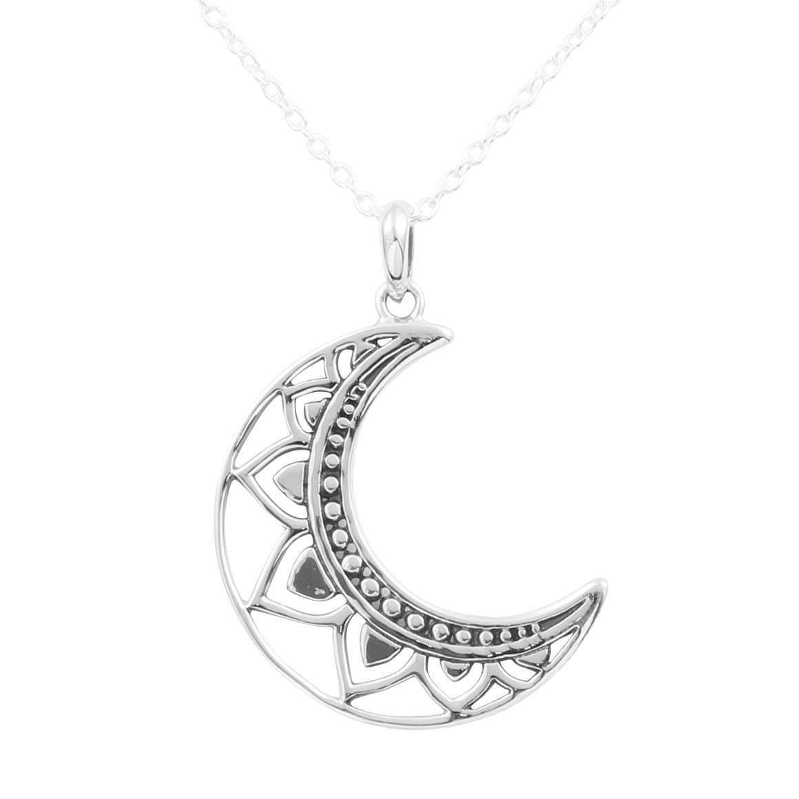 Midsummer Star Necklaces Mandala Moon Necklace