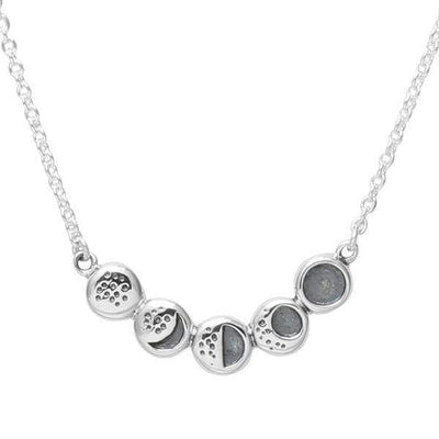 Midsummer Star Necklaces Moon Phases Necklace