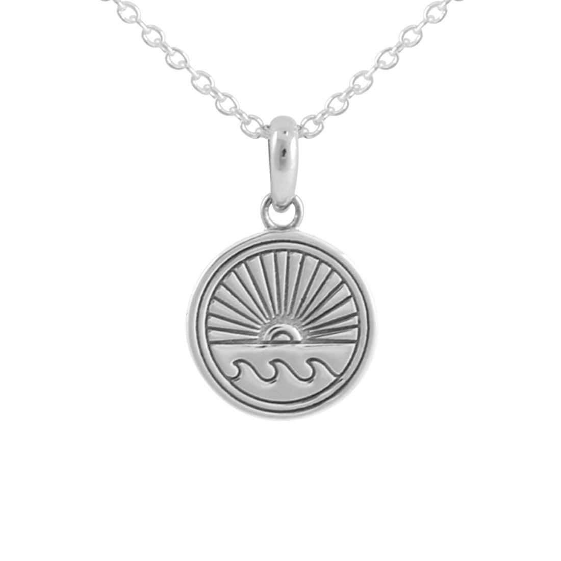 Midsummer Star Necklaces Ocean Horizon Medallion Necklace
