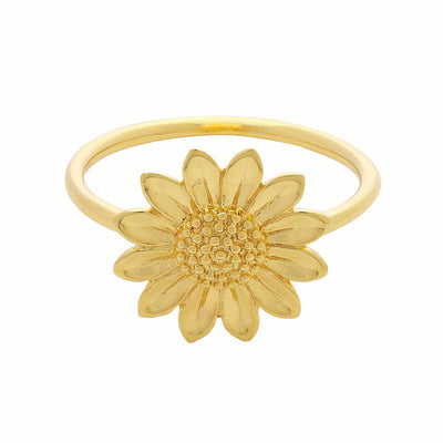 Sunflower Ring Gold