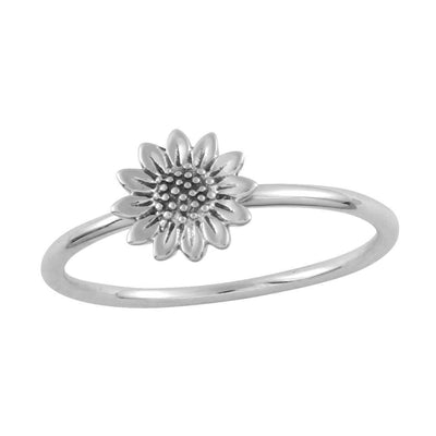 Midsummer Star Ring Delicate Sunflower Ring