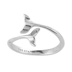 Midsummer Star Ring Dolphins Embrace Ring