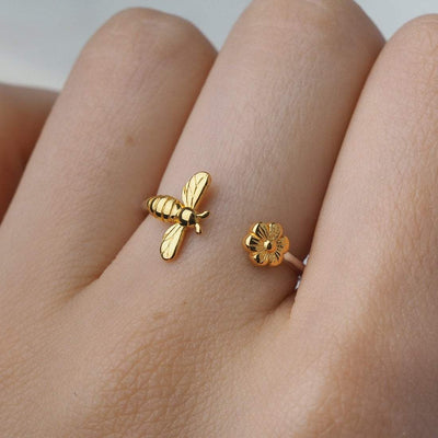 Meant To Bee Ring Gold