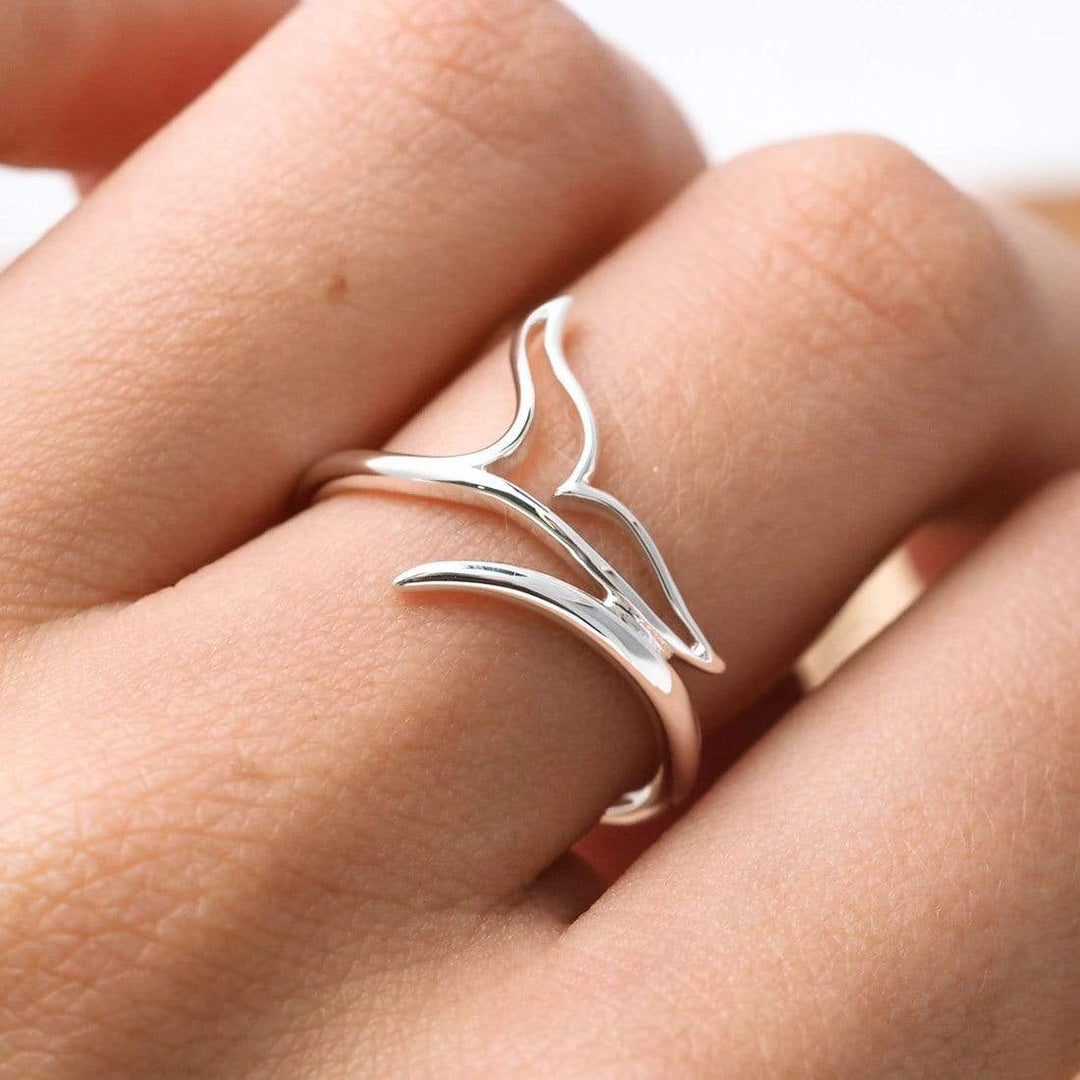 Midsummer Star Ring Whale Enfold Ring